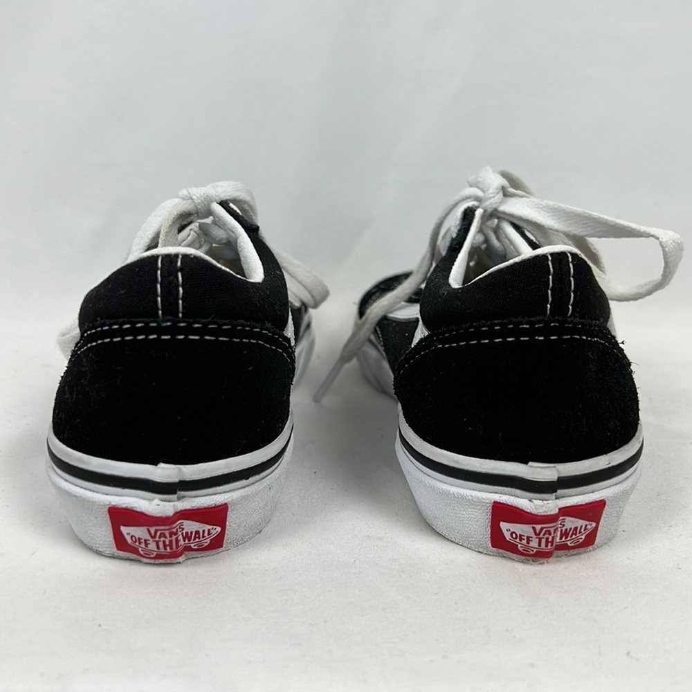 Old skool Vans sneakers, black and white, size 1 kids - Picture 4 of 16